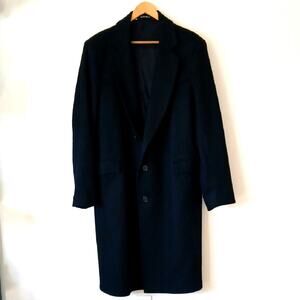 Silverado Western Wool Cowboy Duster Heavy Coat Black